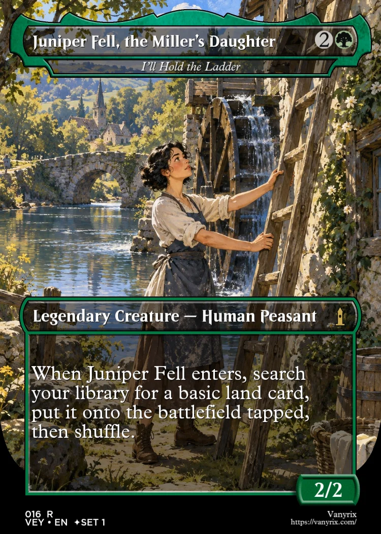 Juniper Fell, the Miller’s Daughter