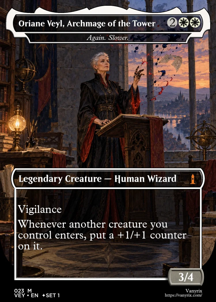 Oriane Veyl, Archmage of the Tower