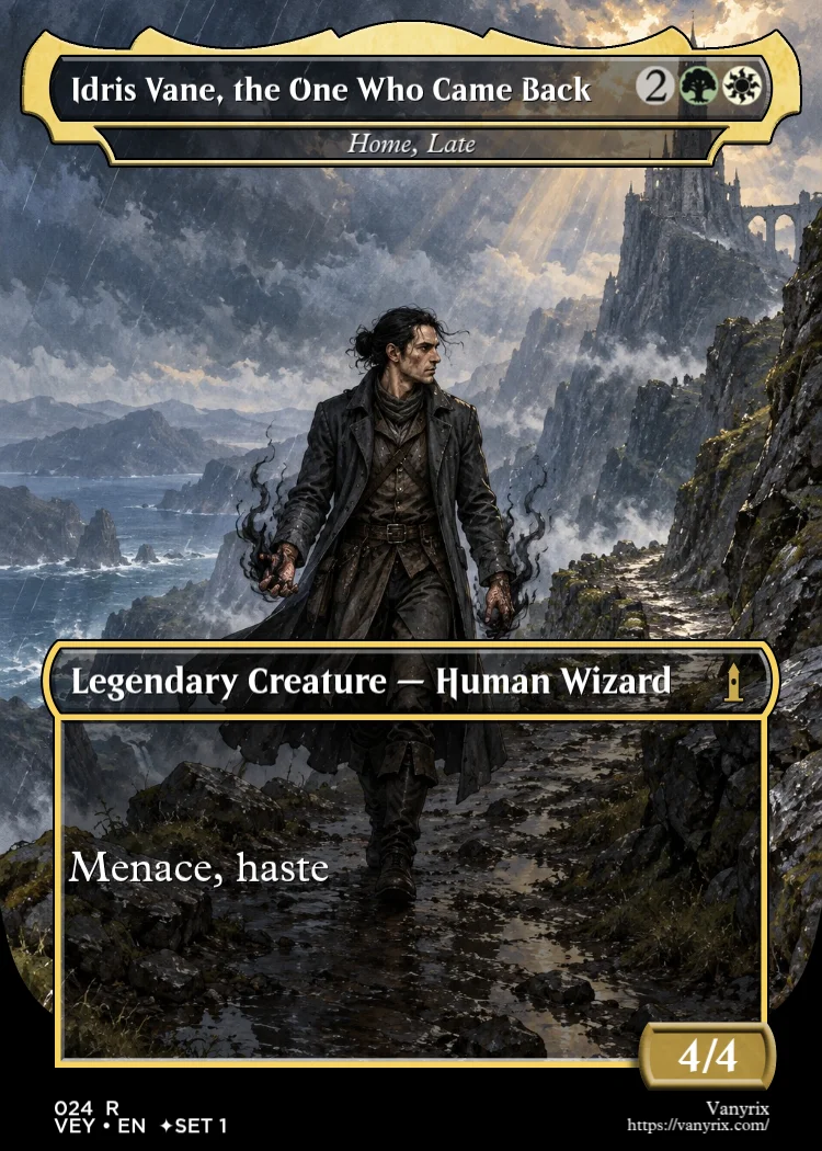 Idris Vane, the One Who Came Back