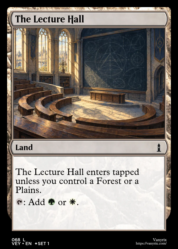 The Lecture Hall