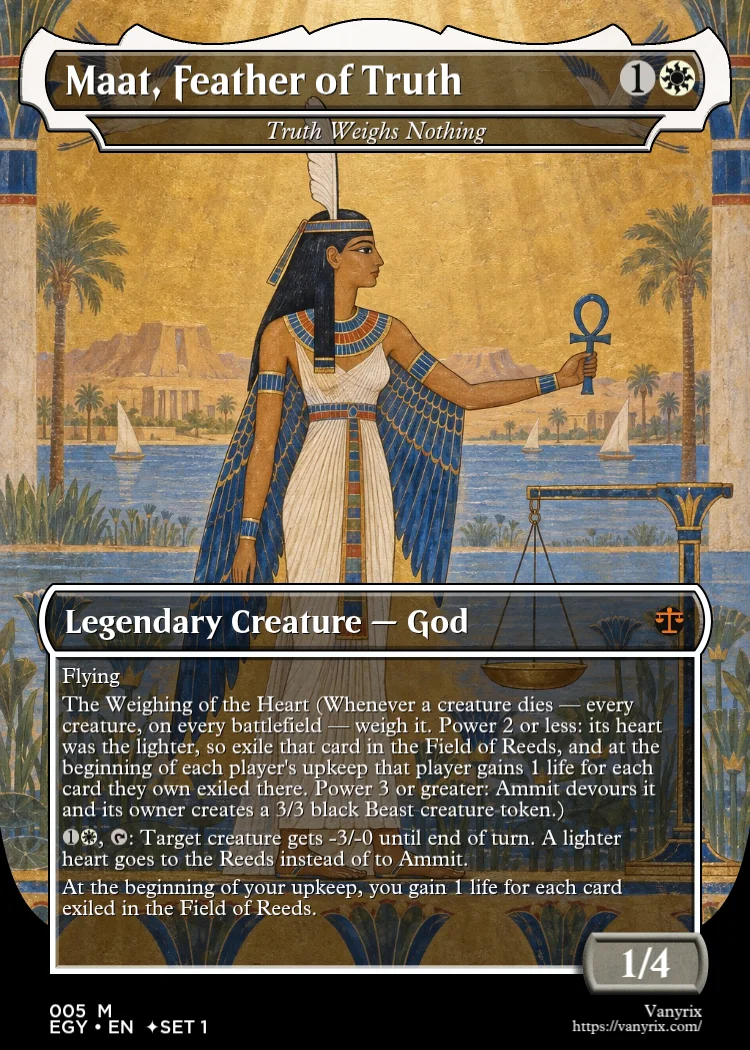 Maat, Feather of Truth