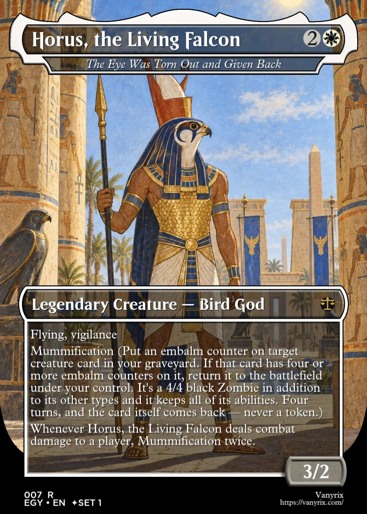 Horus, the Living Falcon