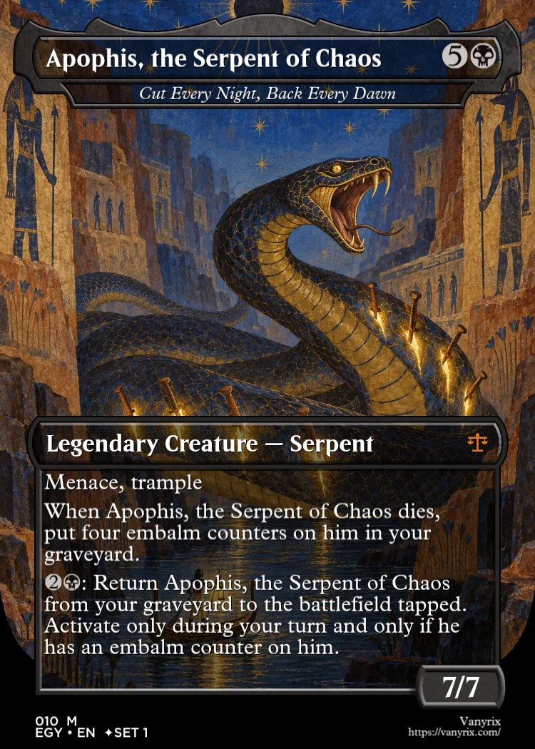 Apophis, the Serpent of Chaos