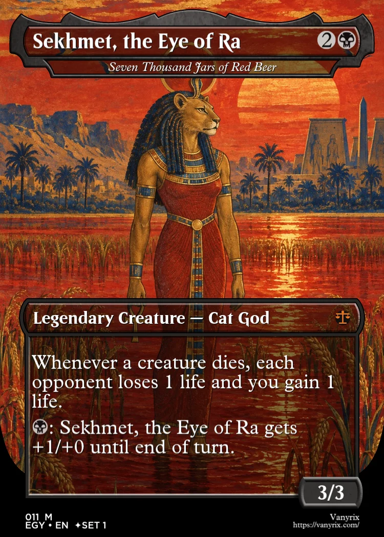 Sekhmet, the Eye of Ra