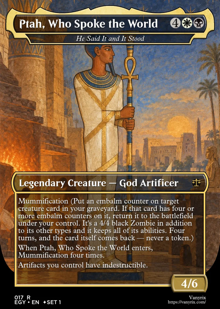 Ptah, Who Spoke the World