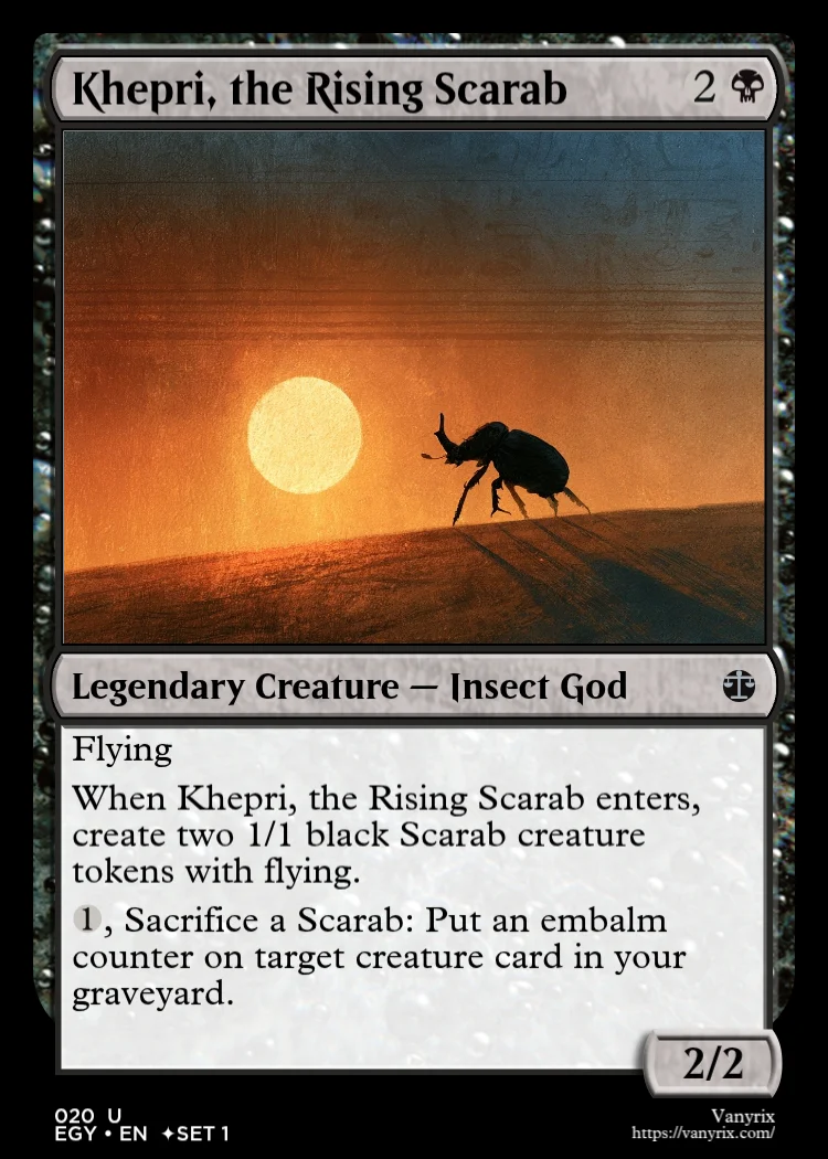 Khepri, the Rising Scarab