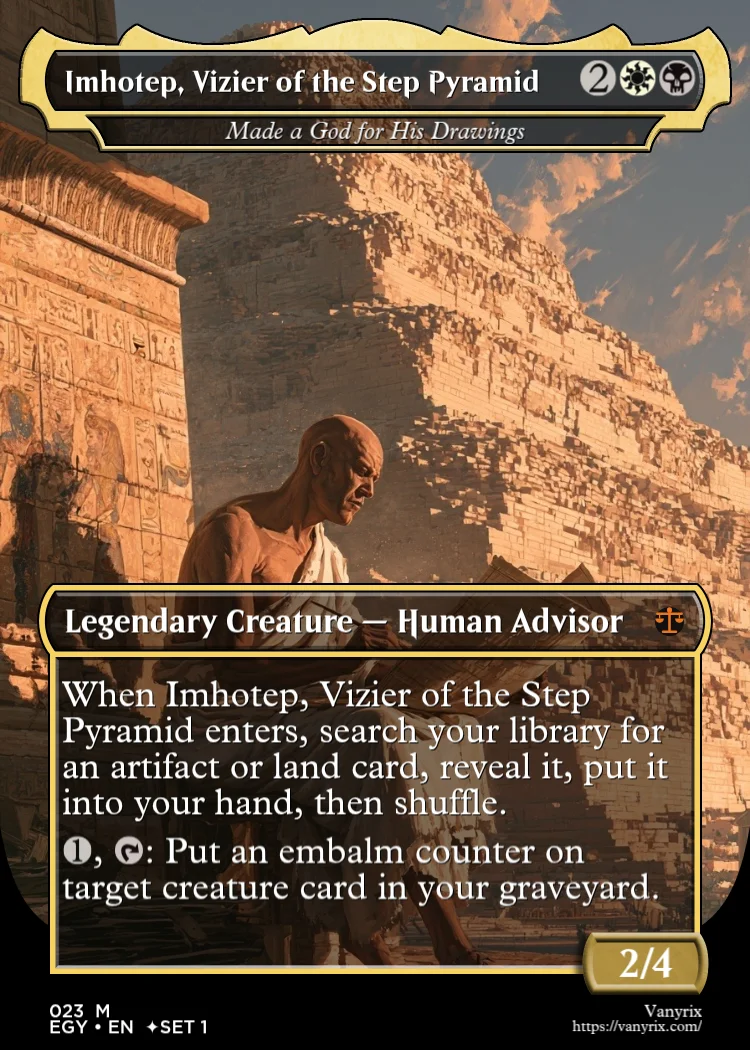 Imhotep, Vizier of the Step Pyramid