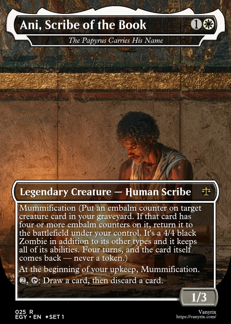 Ani, Scribe of the Book