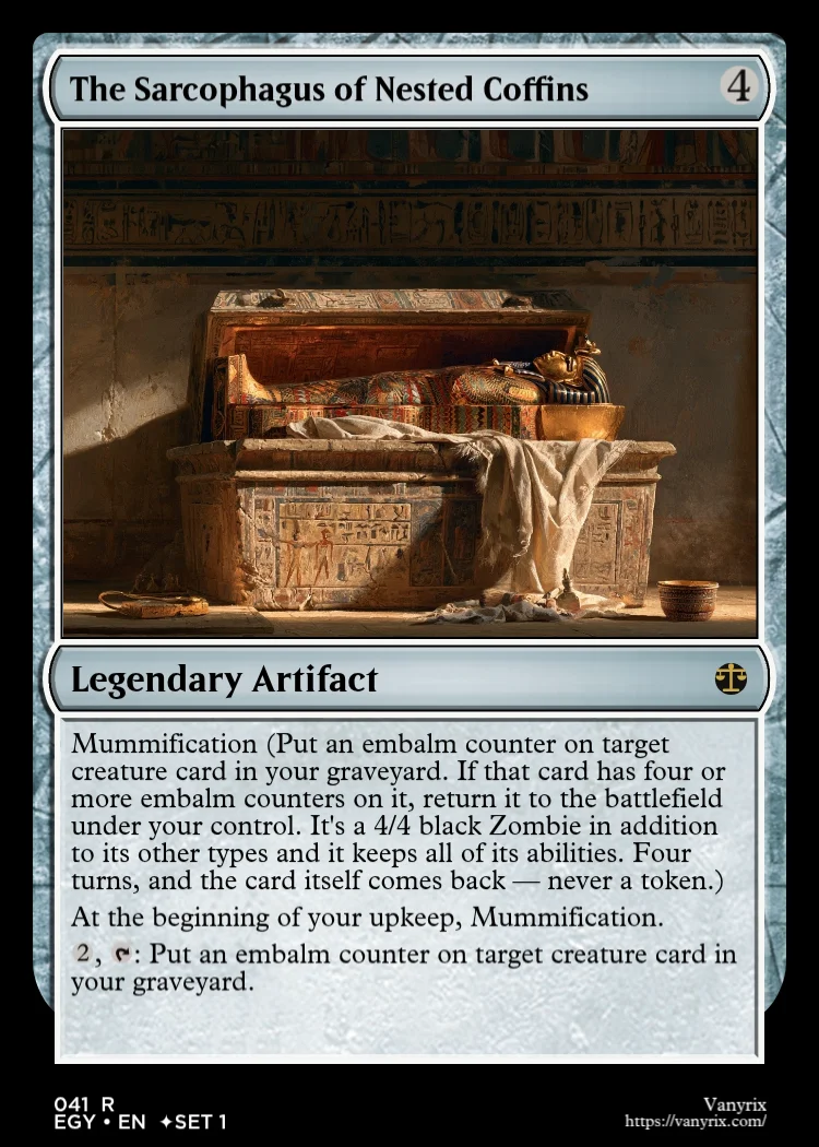 The Sarcophagus of Nested Coffins