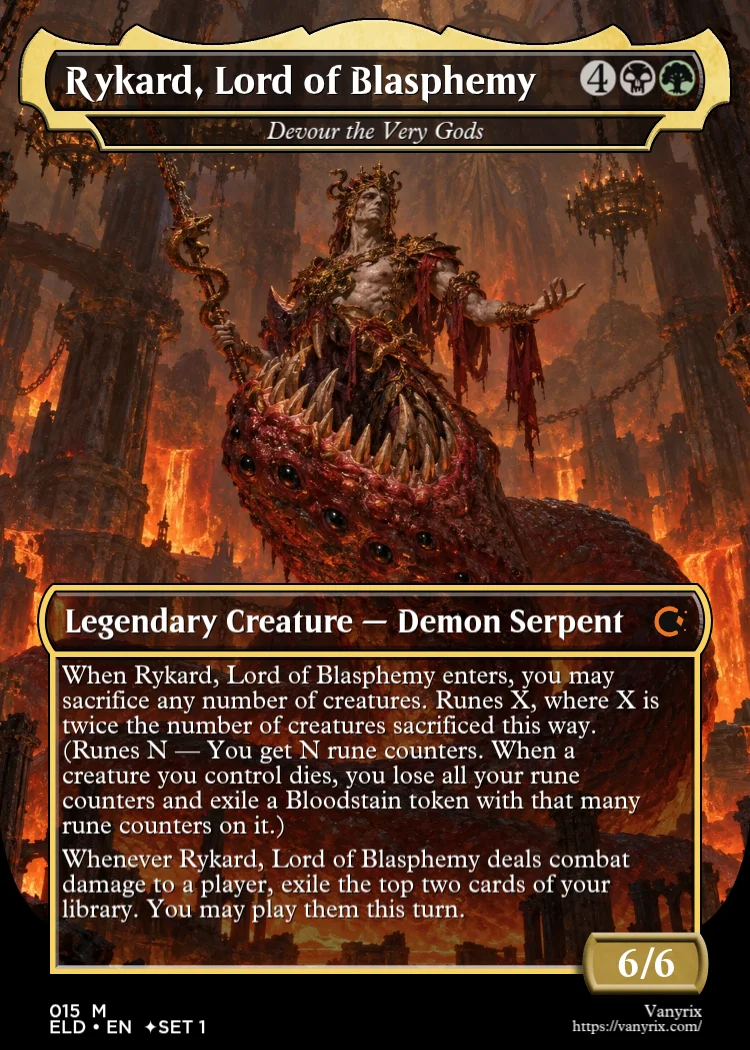 Rykard, Lord of Blasphemy