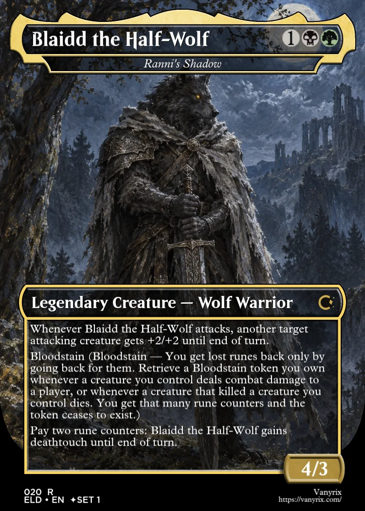 Blaidd the Half-Wolf
