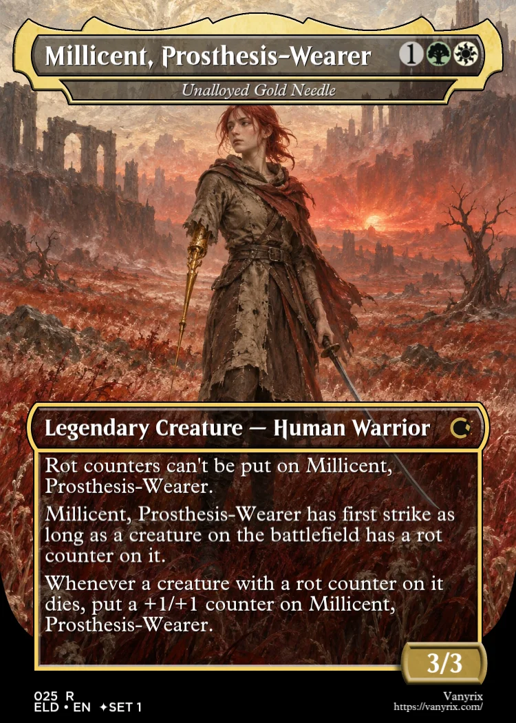 Millicent, Prosthesis-Wearer
