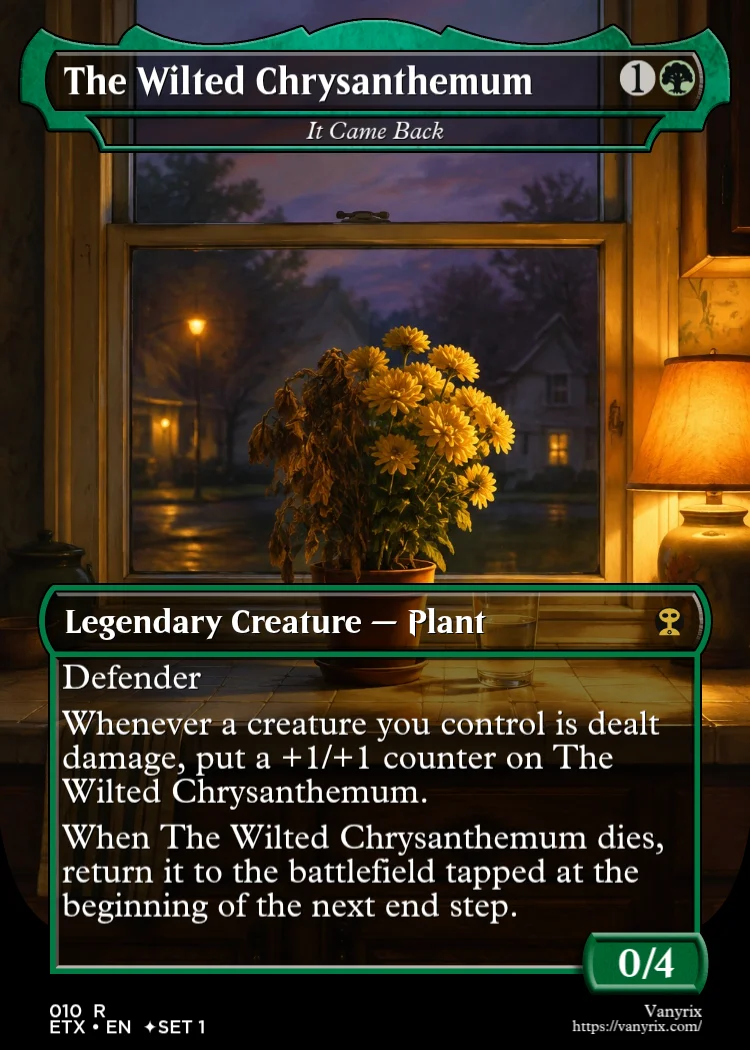 The Wilted Chrysanthemum