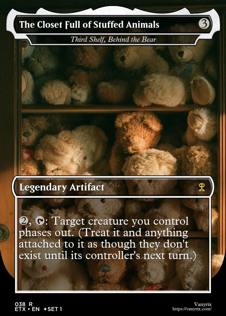 The Closet Full of Stuffed Animals