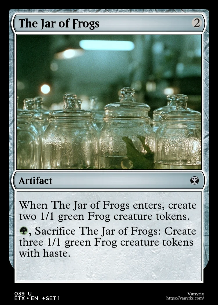 The Jar of Frogs