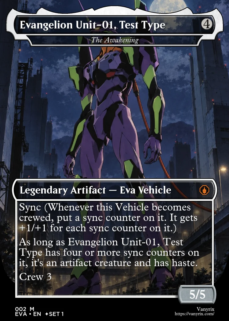 Evangelion Unit-01, Test Type