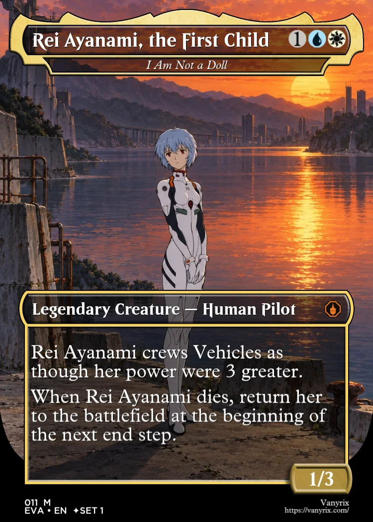 Rei Ayanami, the First Child