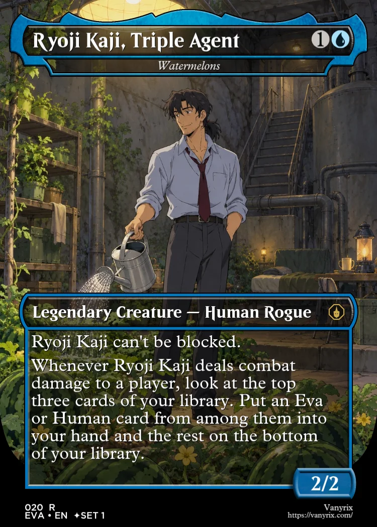 Ryoji Kaji, Triple Agent