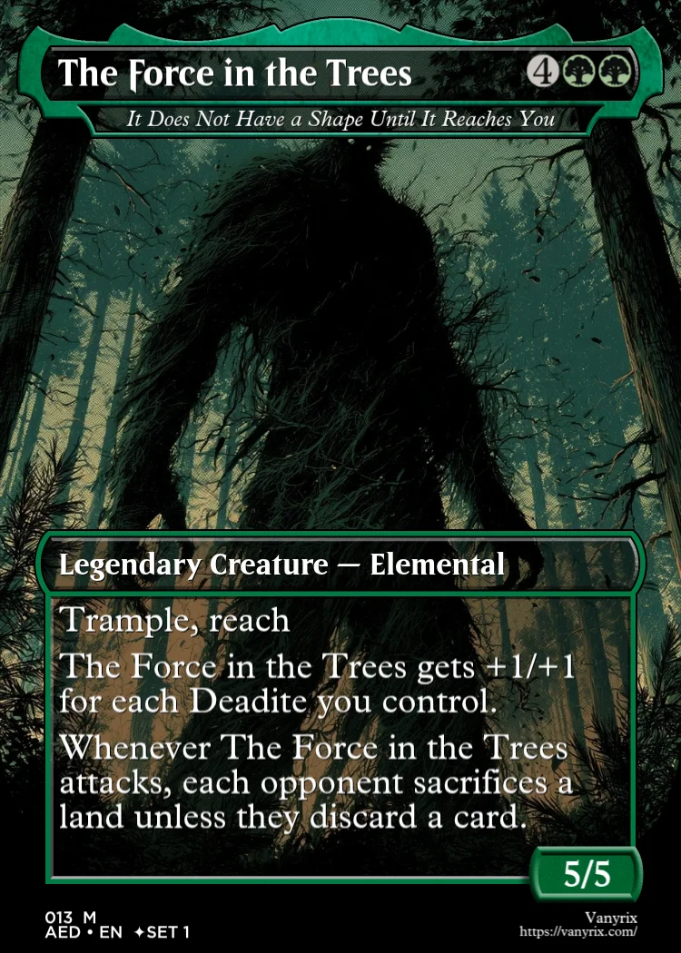 The Force in the Trees