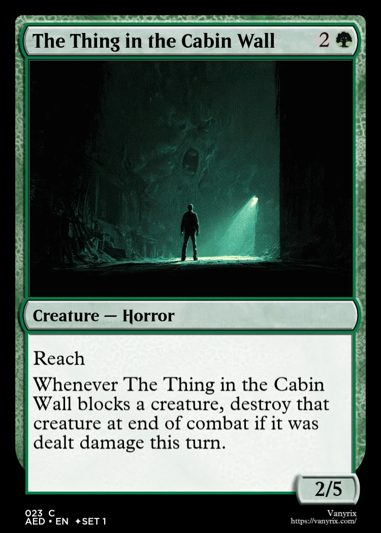 The Thing in the Cabin Wall