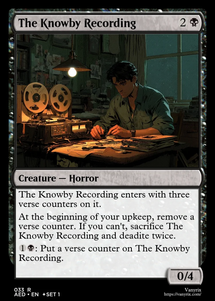 The Knowby Recording