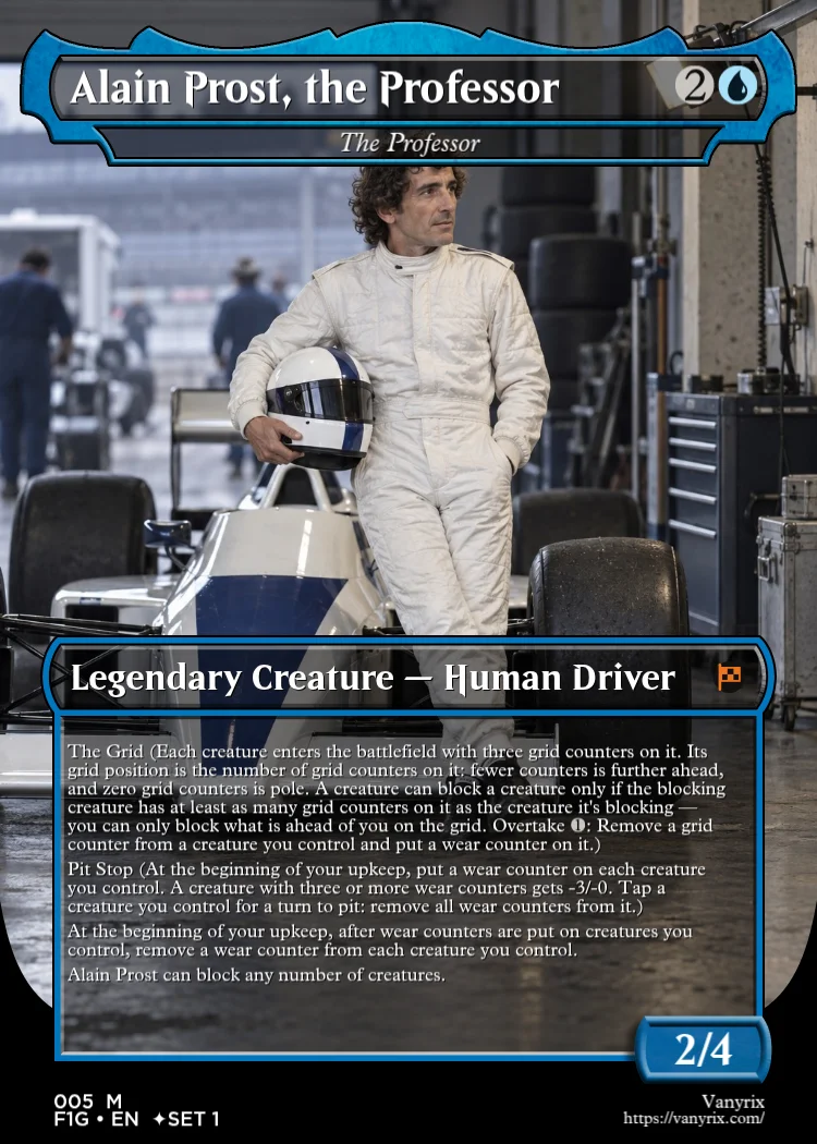 Alain Prost, the Professor