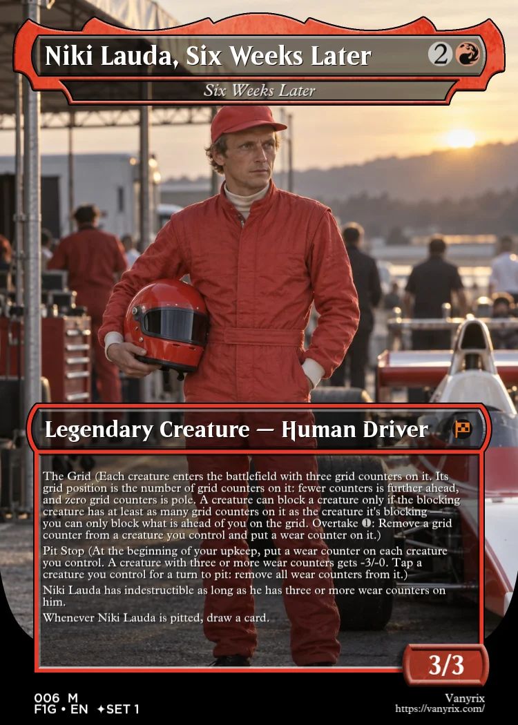 Niki Lauda, Six Weeks Later