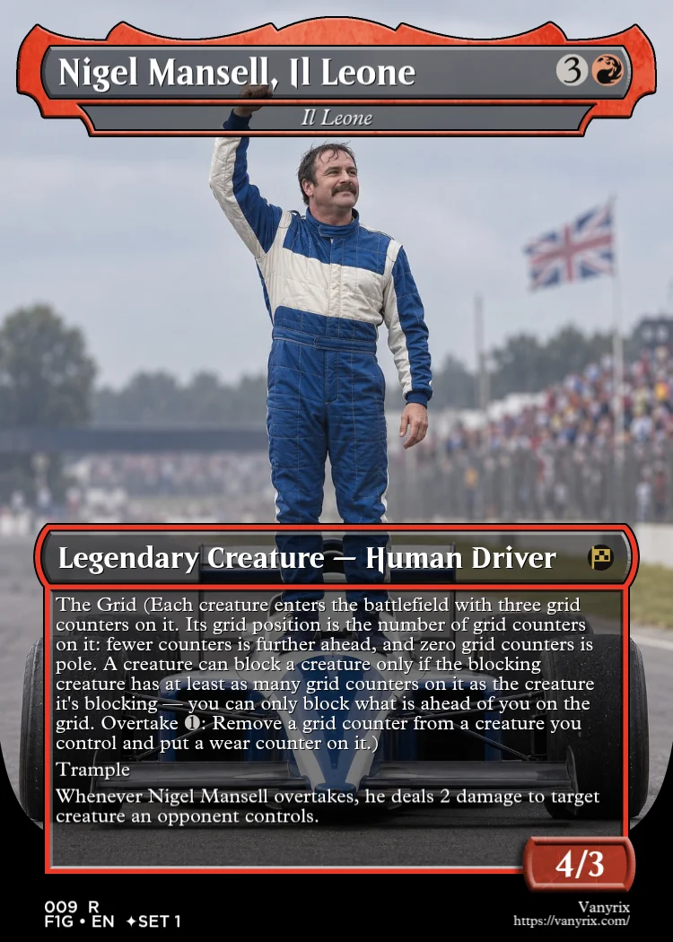 Nigel Mansell, Il Leone