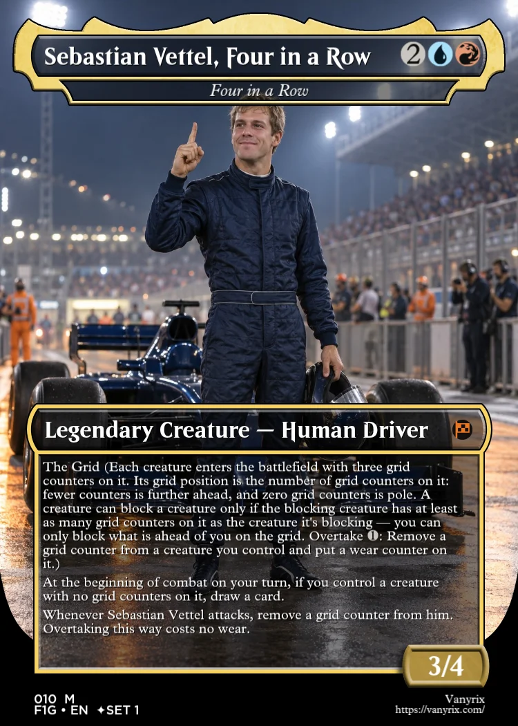 Sebastian Vettel, Four in a Row