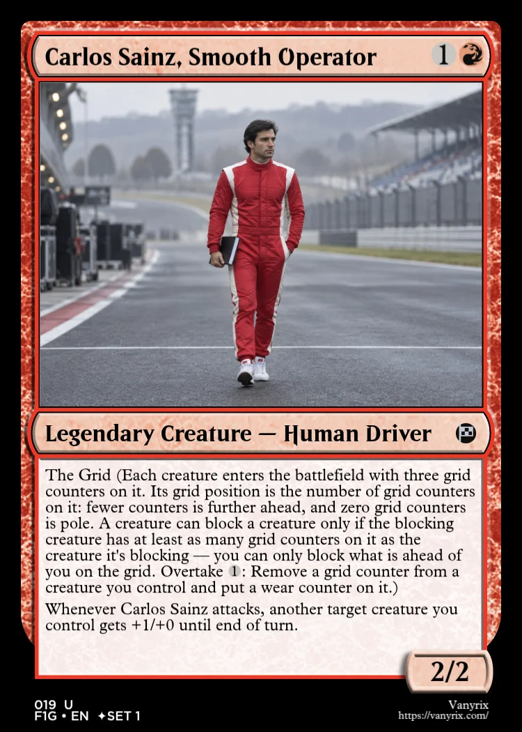 Carlos Sainz, Smooth Operator