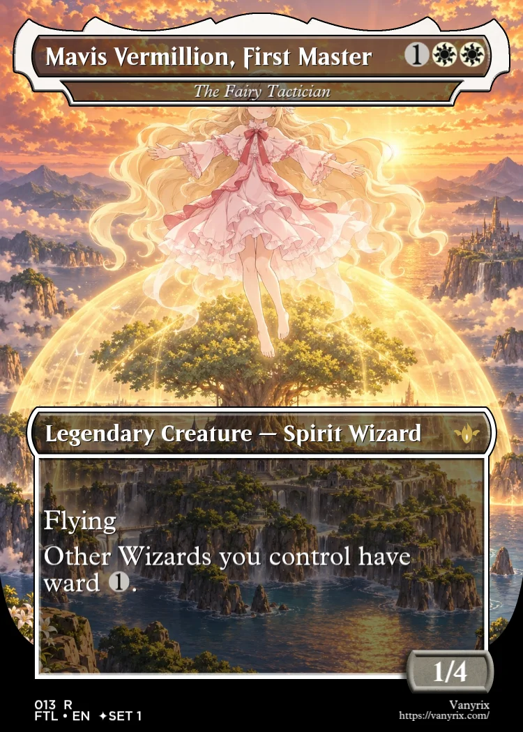 Mavis Vermillion, First Master
