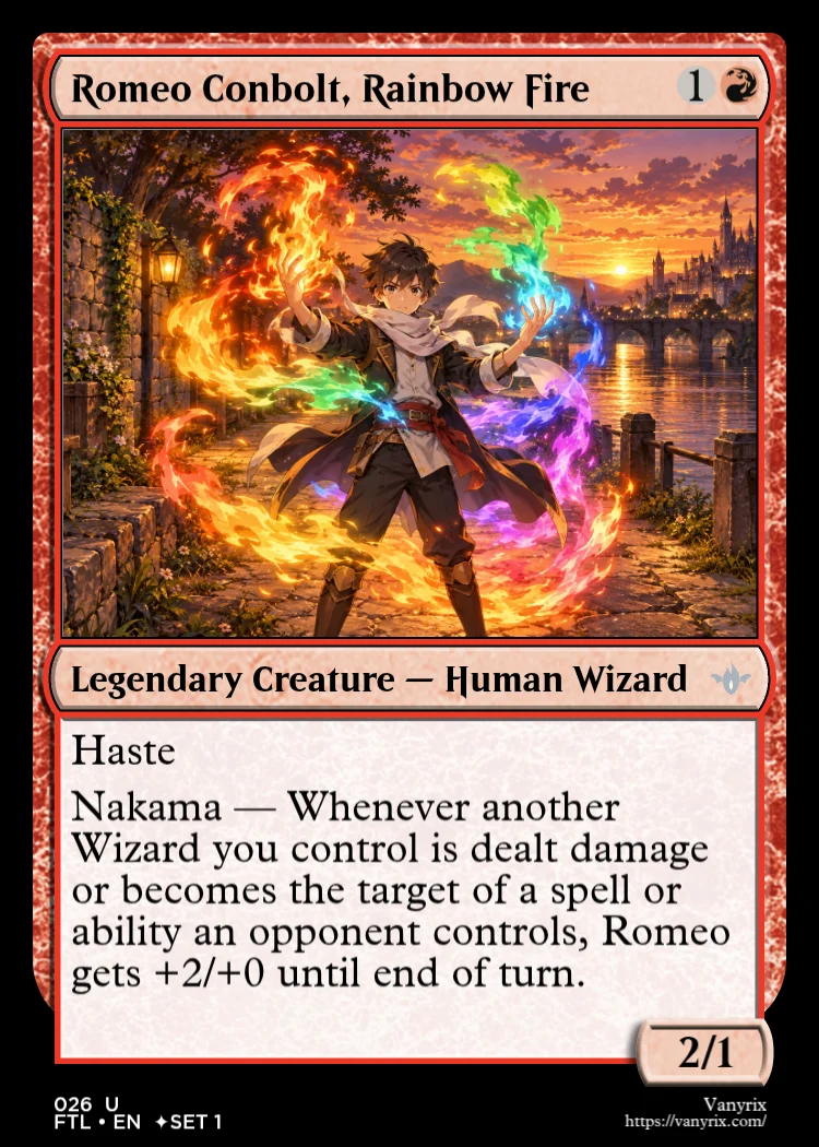 Romeo Conbolt, Rainbow Fire