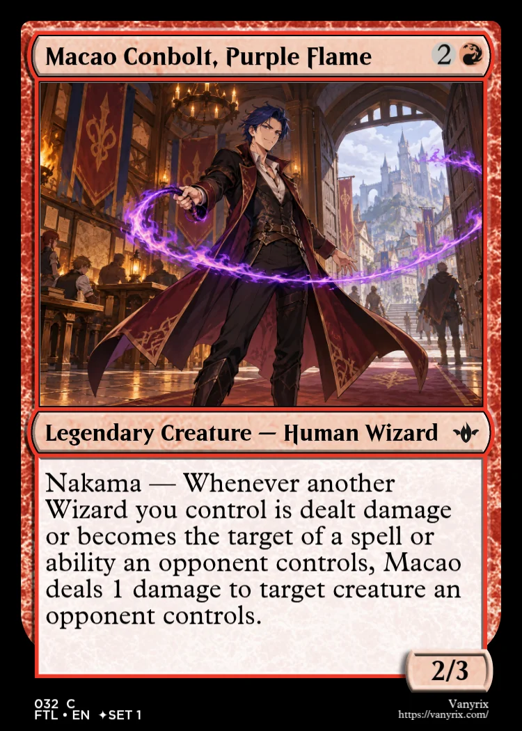 Macao Conbolt, Purple Flame