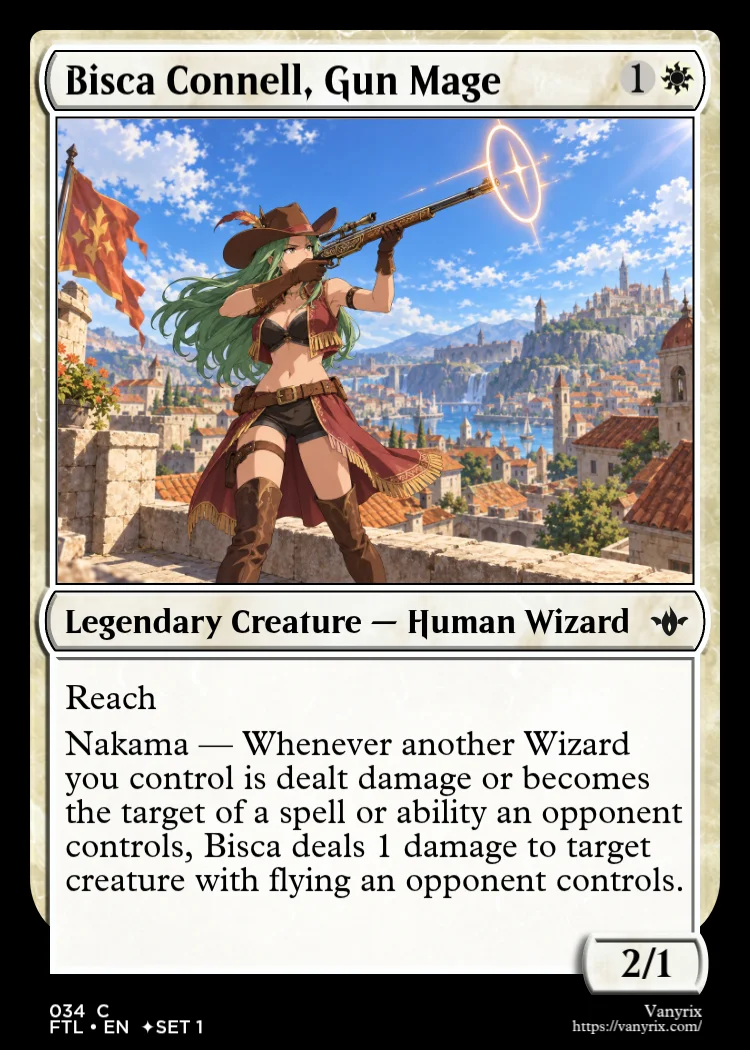 Bisca Connell, Gun Mage