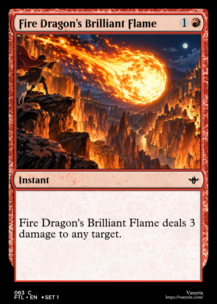 Fire Dragon's Brilliant Flame