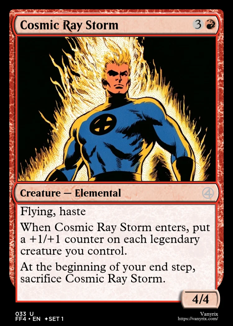 Cosmic Ray Storm