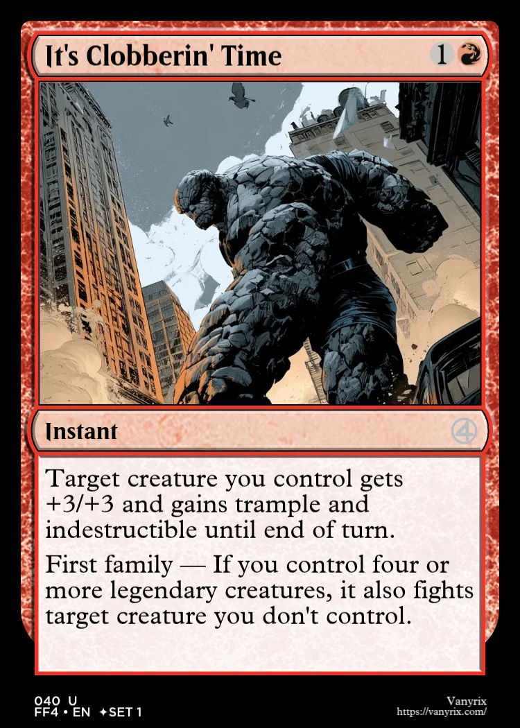 It's Clobberin' Time