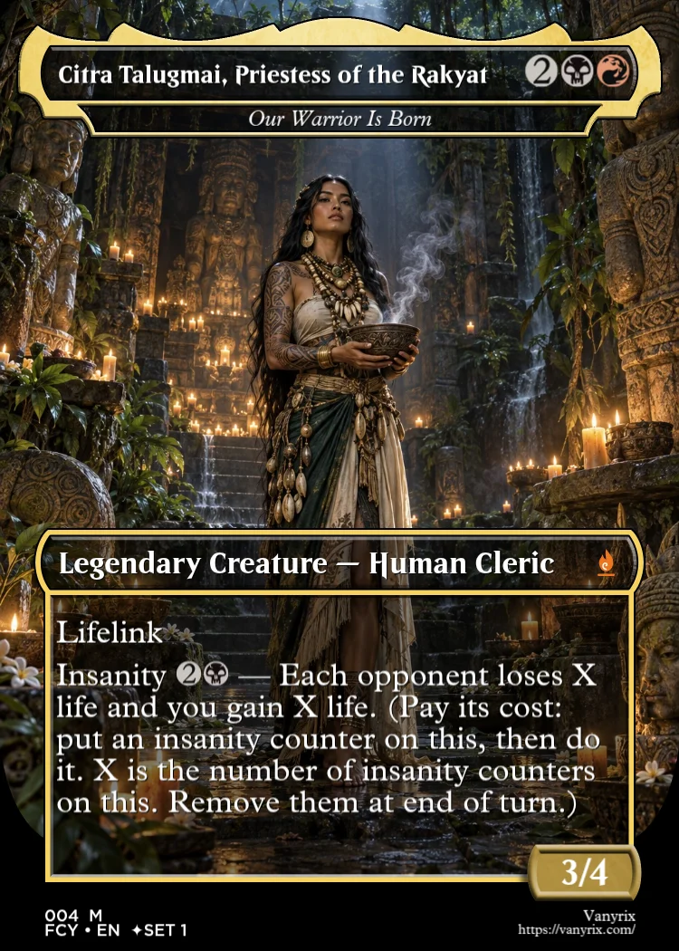 Citra Talugmai, Priestess of the Rakyat