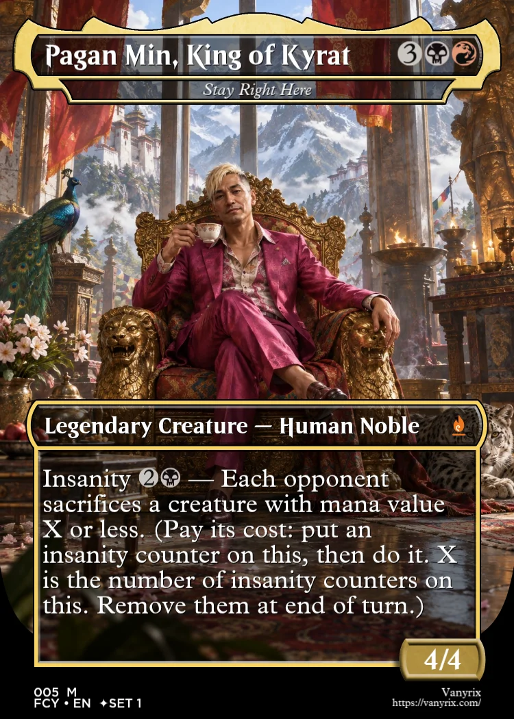 Pagan Min, King of Kyrat