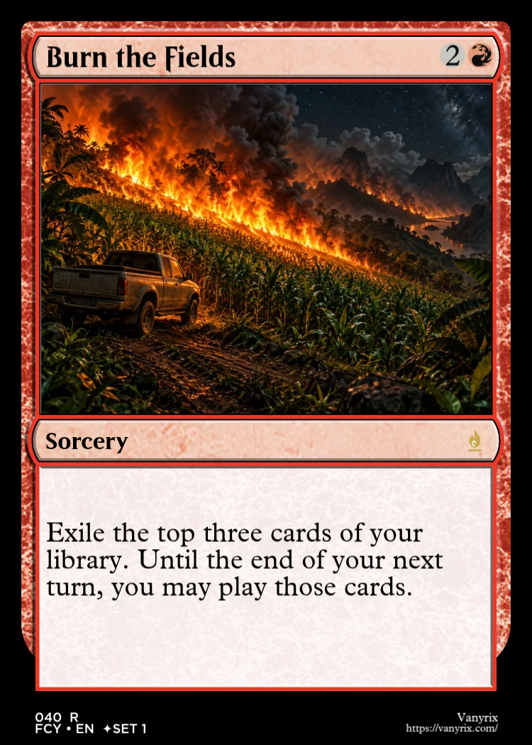 Burn the Fields