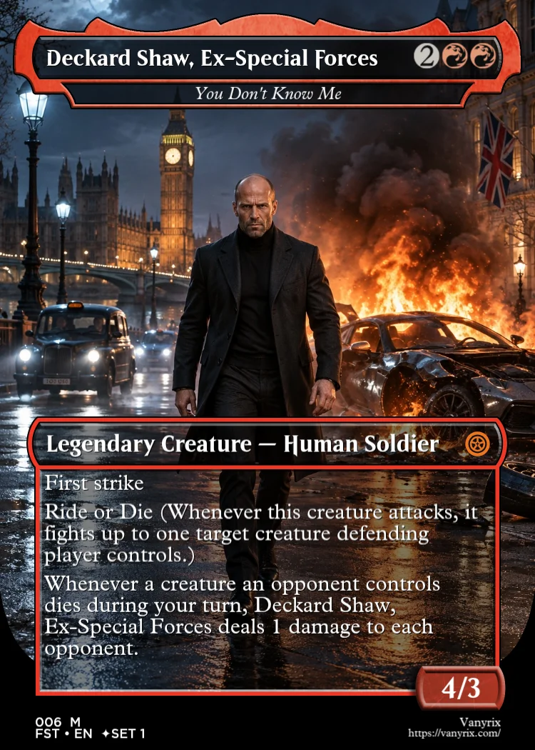 Deckard Shaw, Ex-Special Forces
