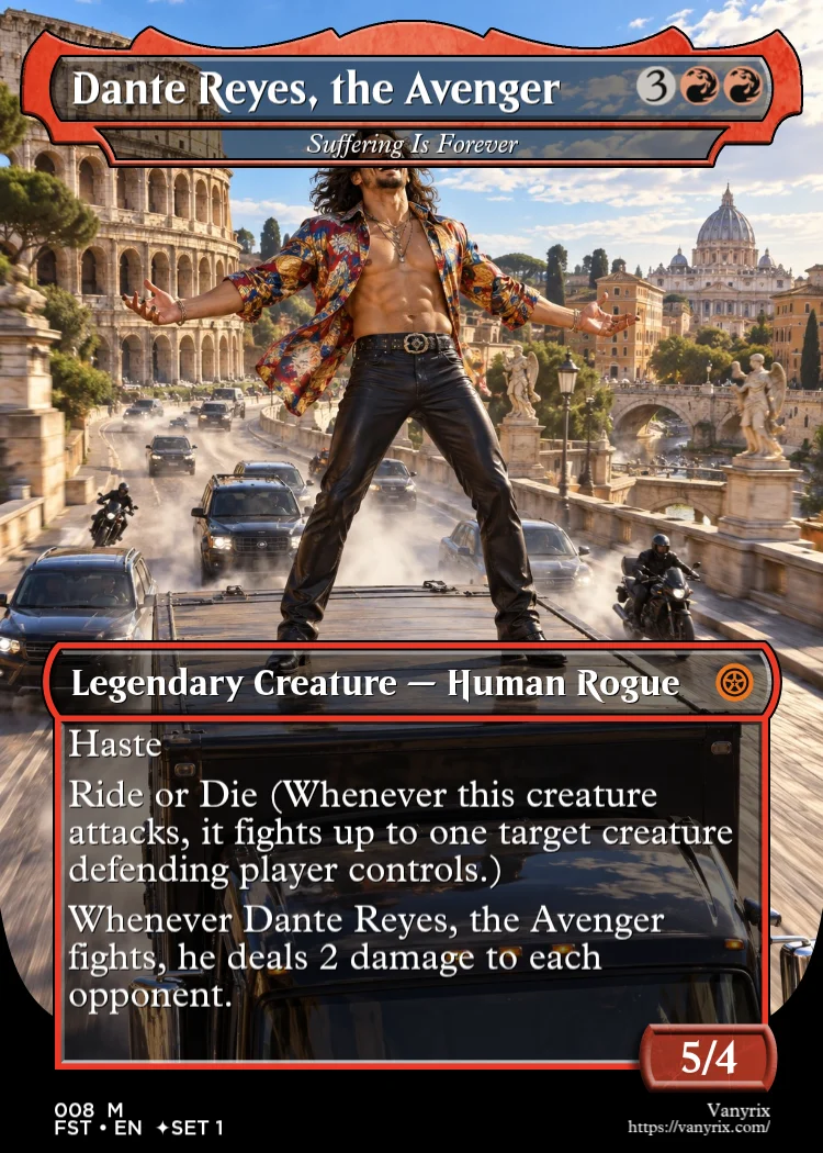 Dante Reyes, the Avenger
