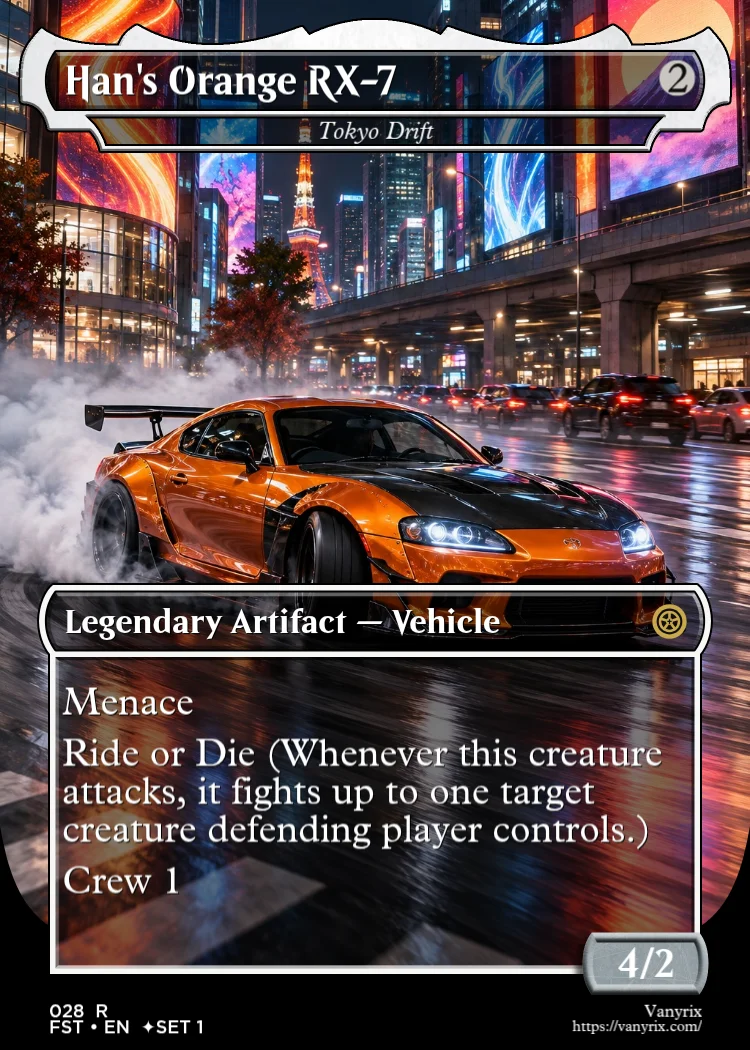 Han's Orange RX-7