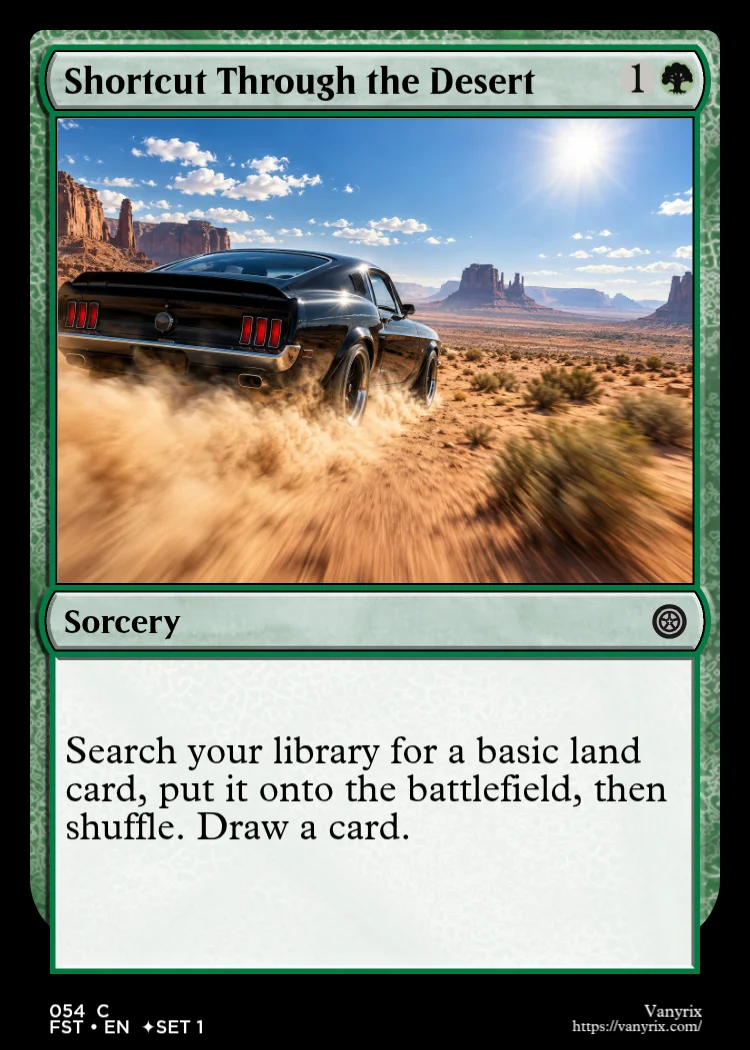 Shortcut Through the Desert