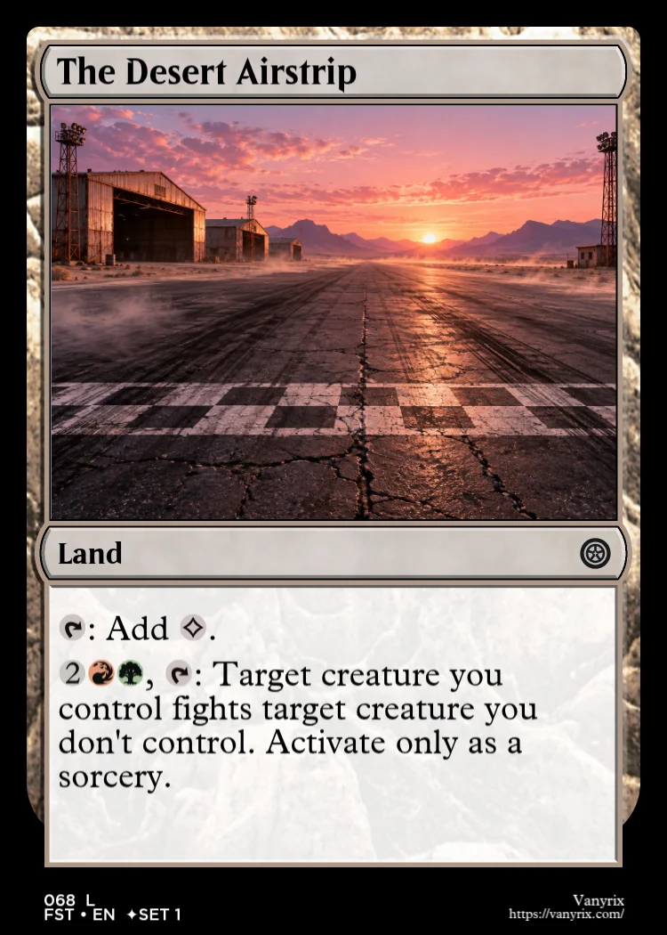 The Desert Airstrip