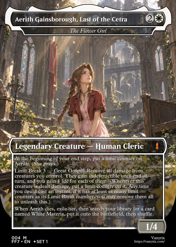 Aerith Gainsborough, Last of the Cetra