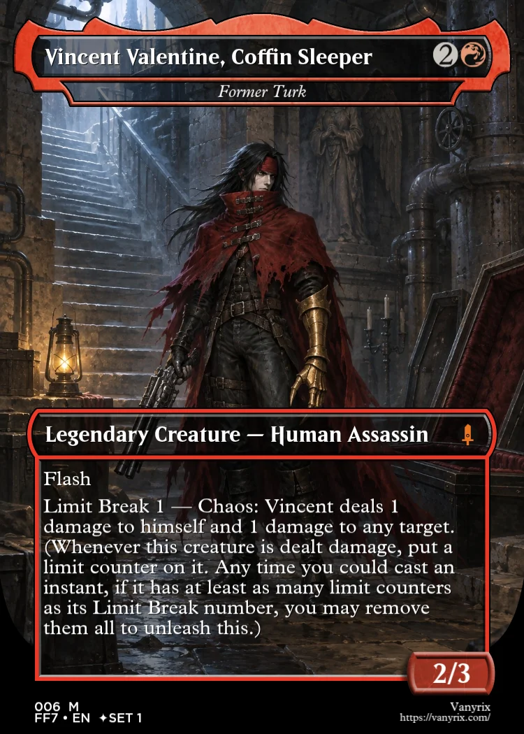 Vincent Valentine, Coffin Sleeper