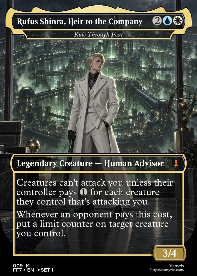 Rufus Shinra, Heir to the Company