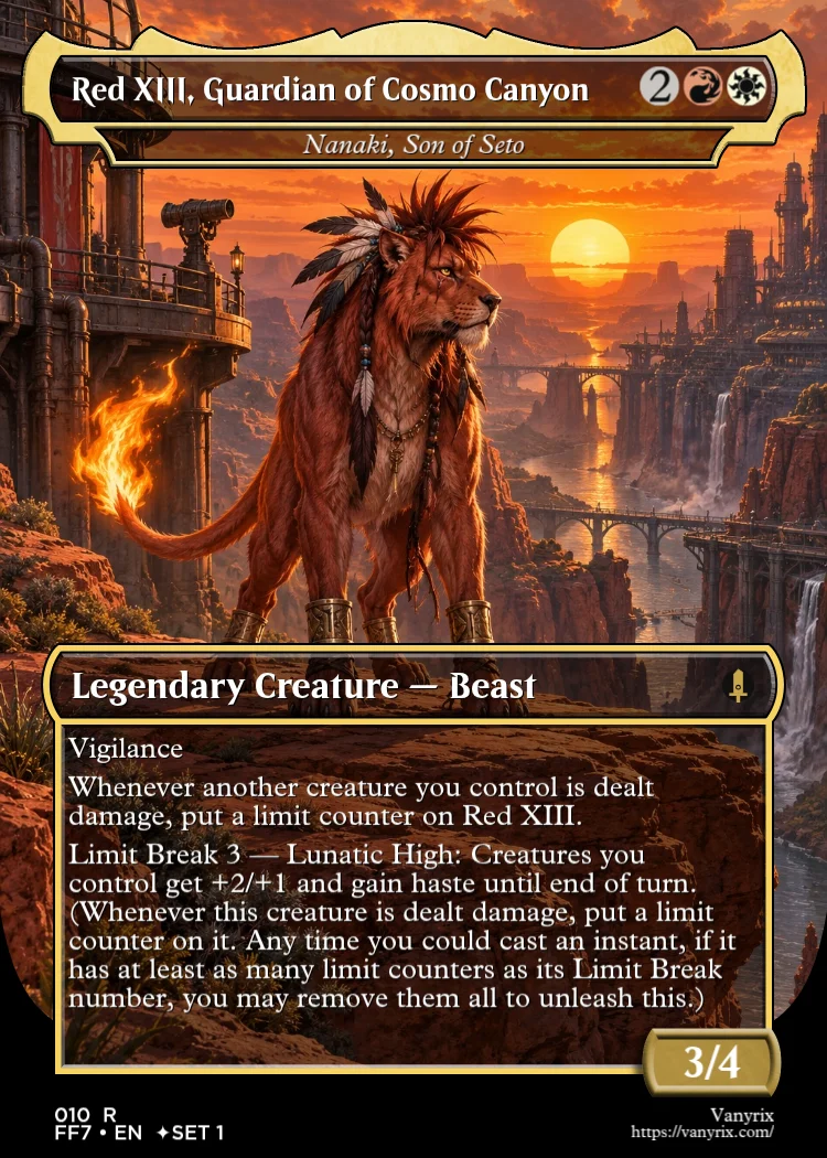 Red XIII, Guardian of Cosmo Canyon