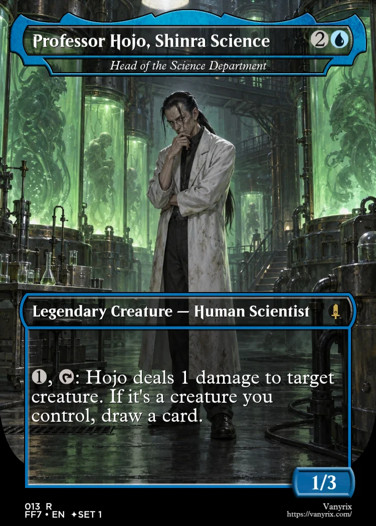 Professor Hojo, Shinra Science